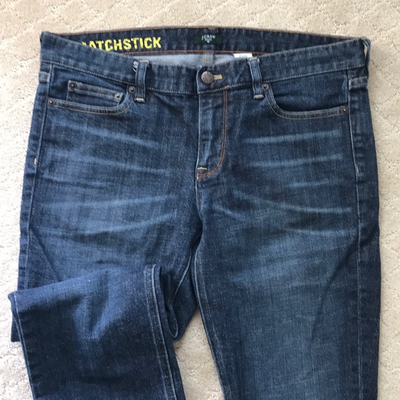 EUC J. Crew Matchstick stretch cropped denim jeans